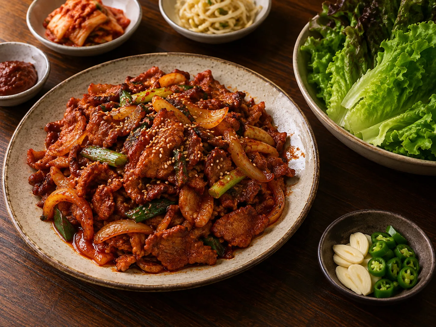 제육볶음 정식